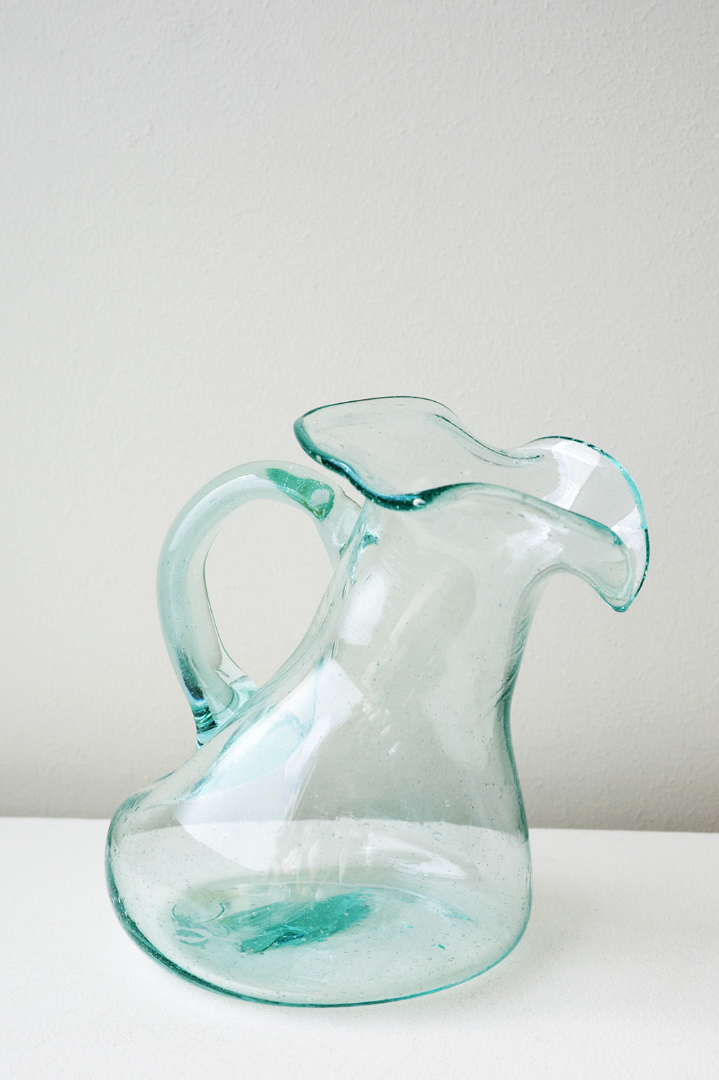 Thaw - Large Recycled Glass Jug in Clear