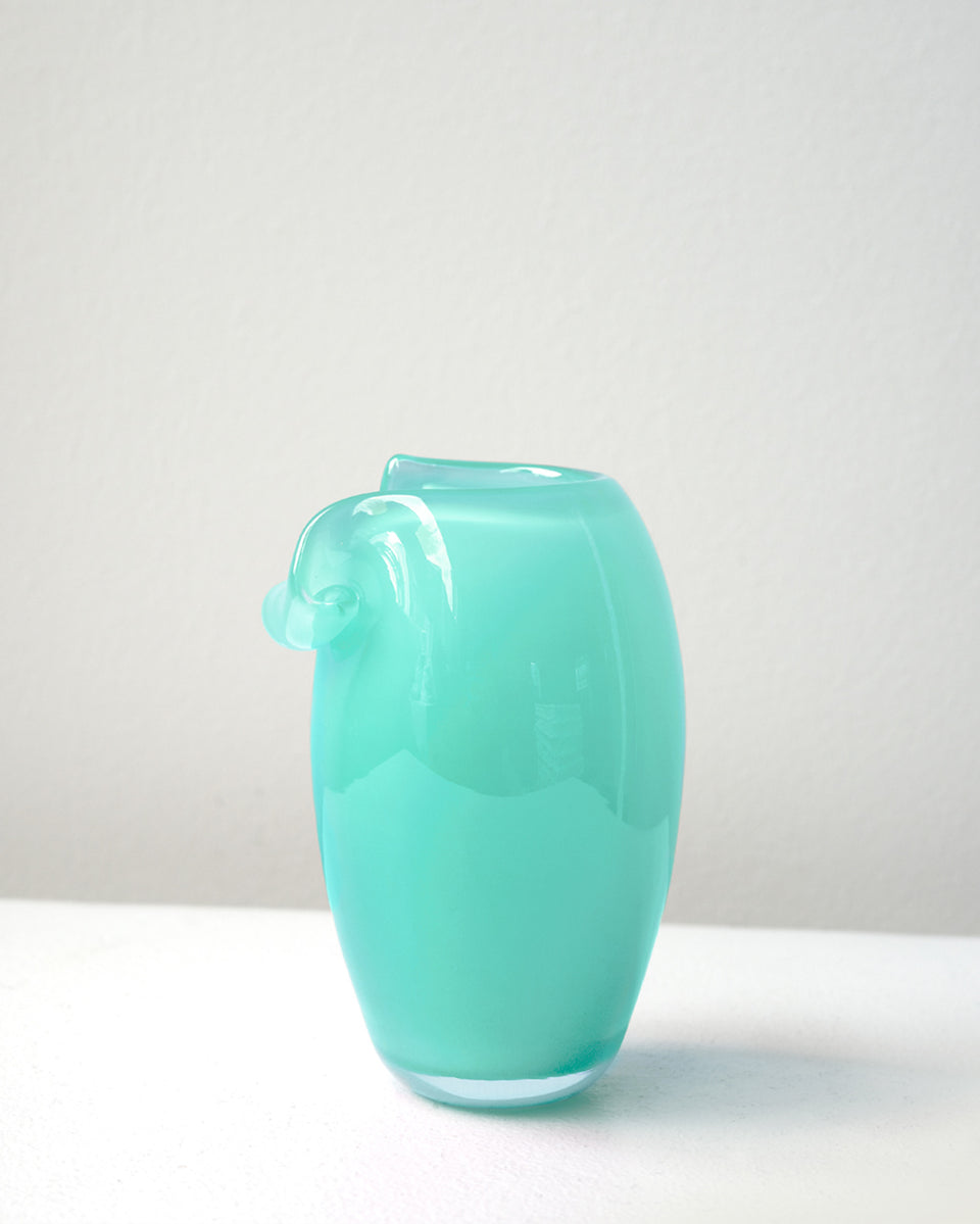 Tidepool - Recycled Glass Mini Vase in Marine Green