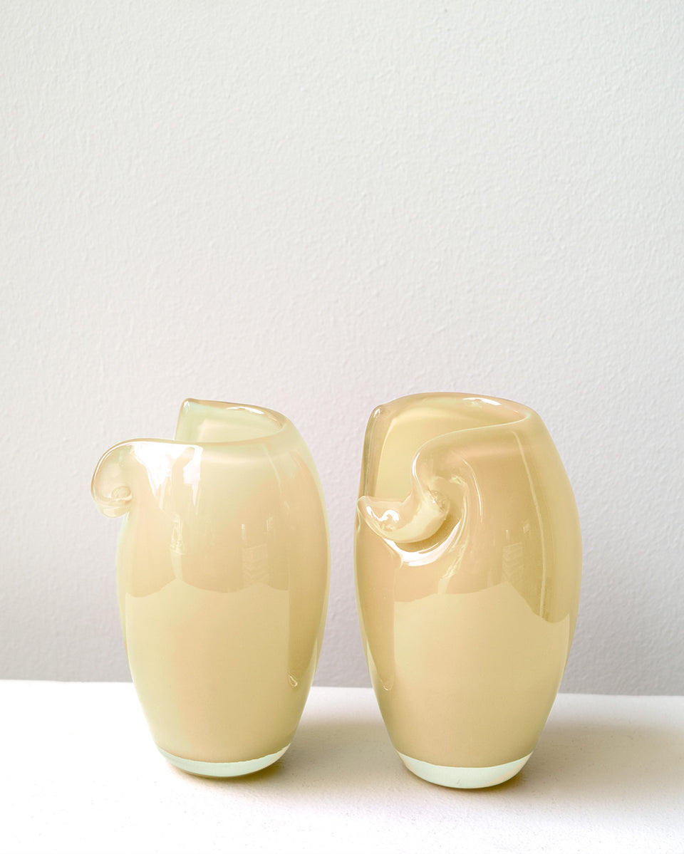 Tidepool - Recycled Glass Mini Vase in Sunset Yellow
