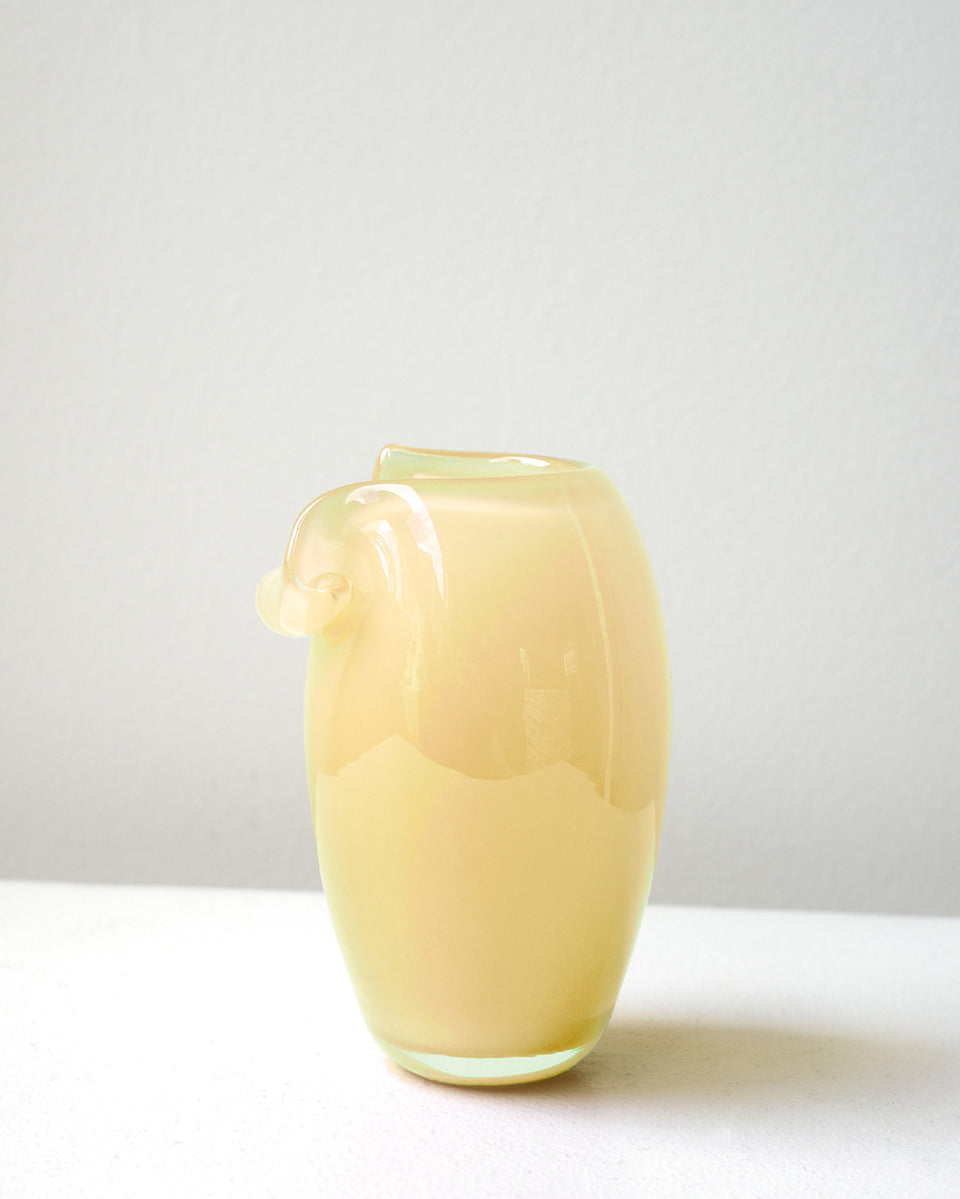 Tidepool - Recycled Glass Mini Vase in Sunset Yellow