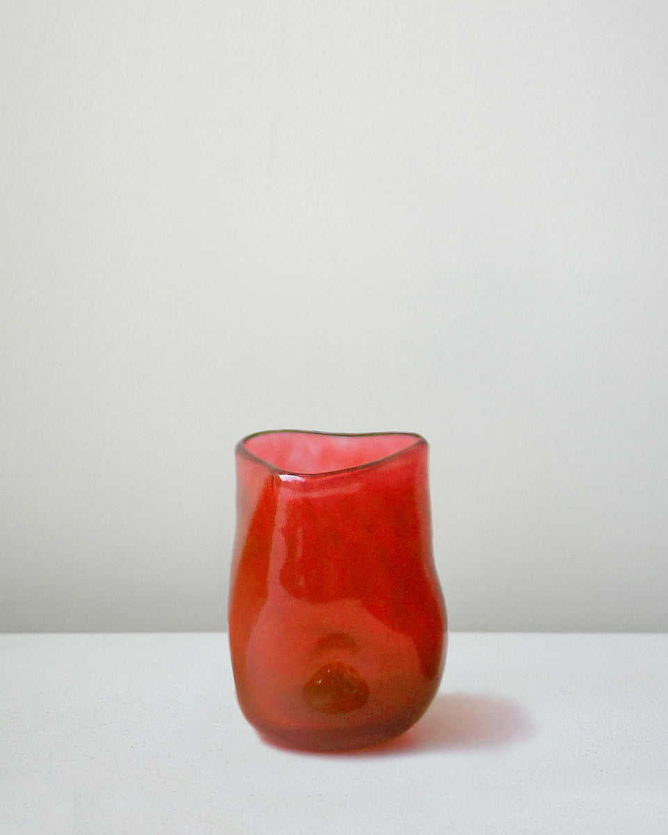 Thaw - Recycled Glass Tumbler in Red