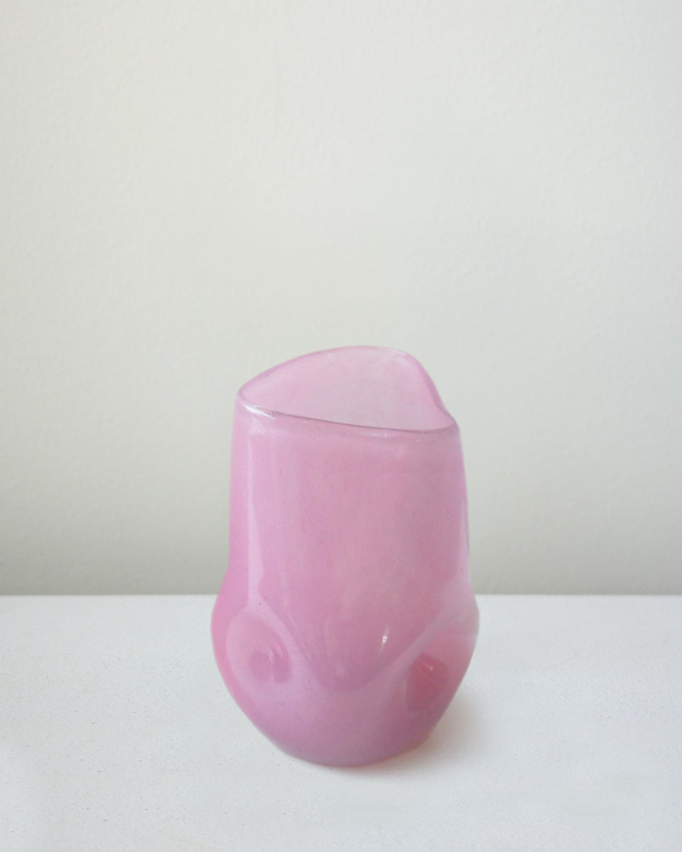 Thaw - Recycled Tall Glass in Pink