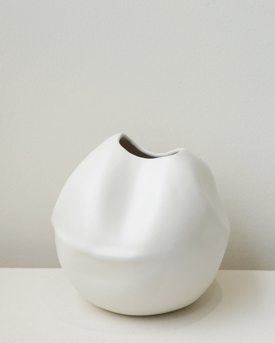 Banned Book No. 2 - Large Vessel in Matte White