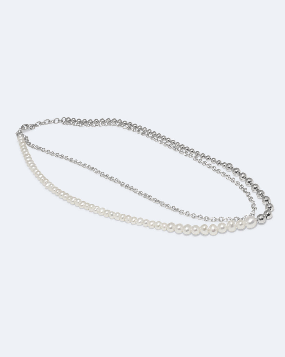 Forgotten Seas - Pearl and Sterling Silver Necklace