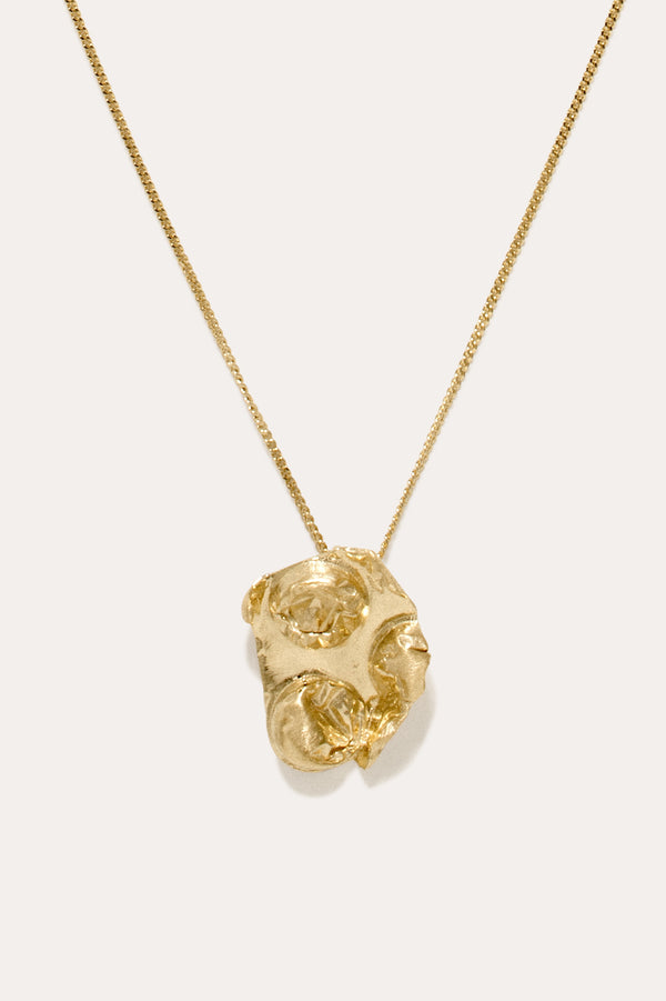 Still Stuck in the Vacuum - Gold Vermeil Pendant