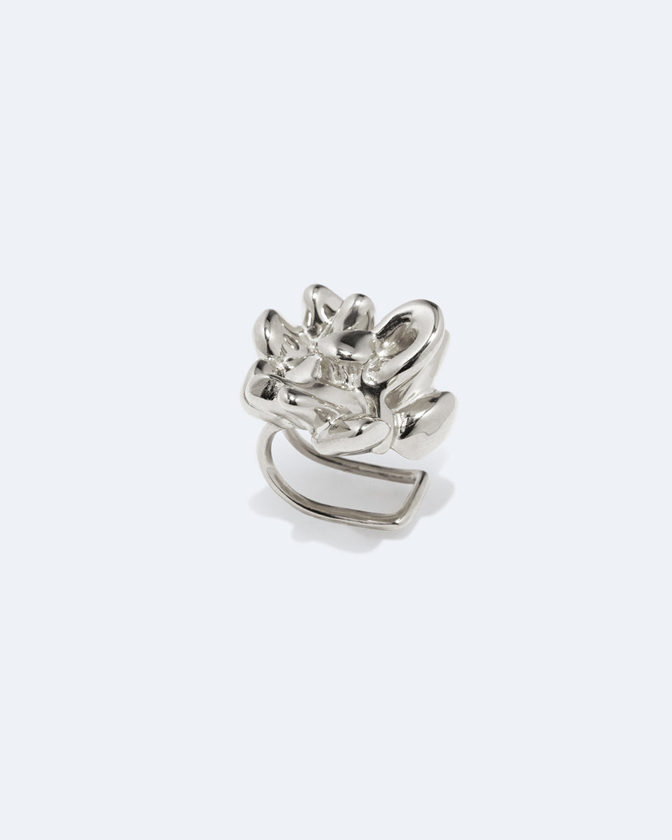 General Strike - Silver Plated Ear Cuff