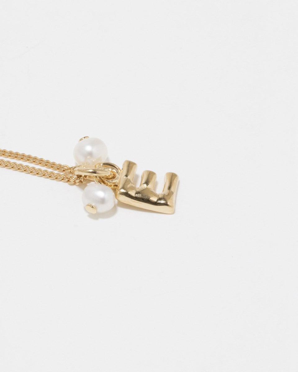 Classicworks™ E - Gold Vermeil and Pearl Bracelet