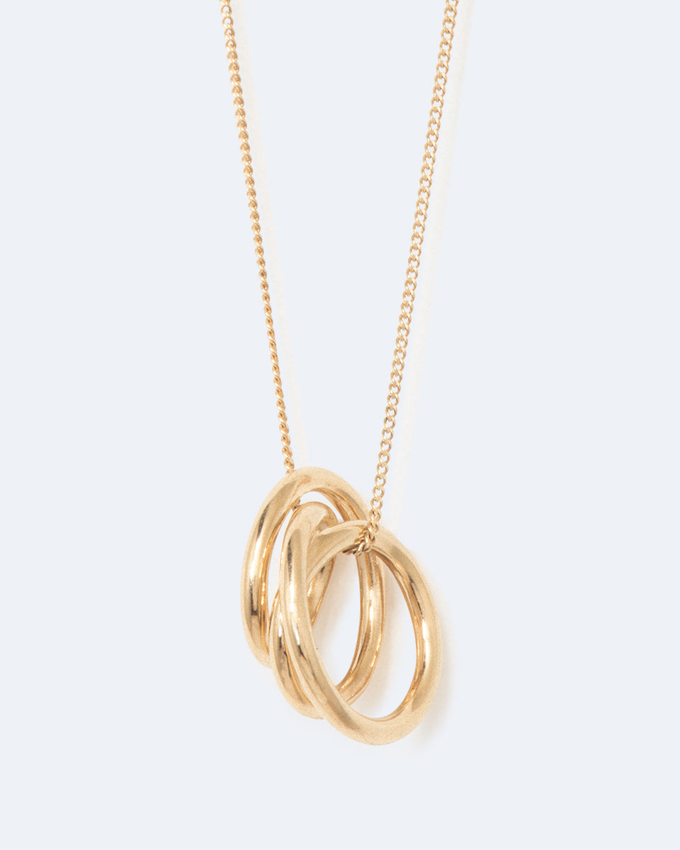 Flow - Recycled Gold Vermeil Pendant