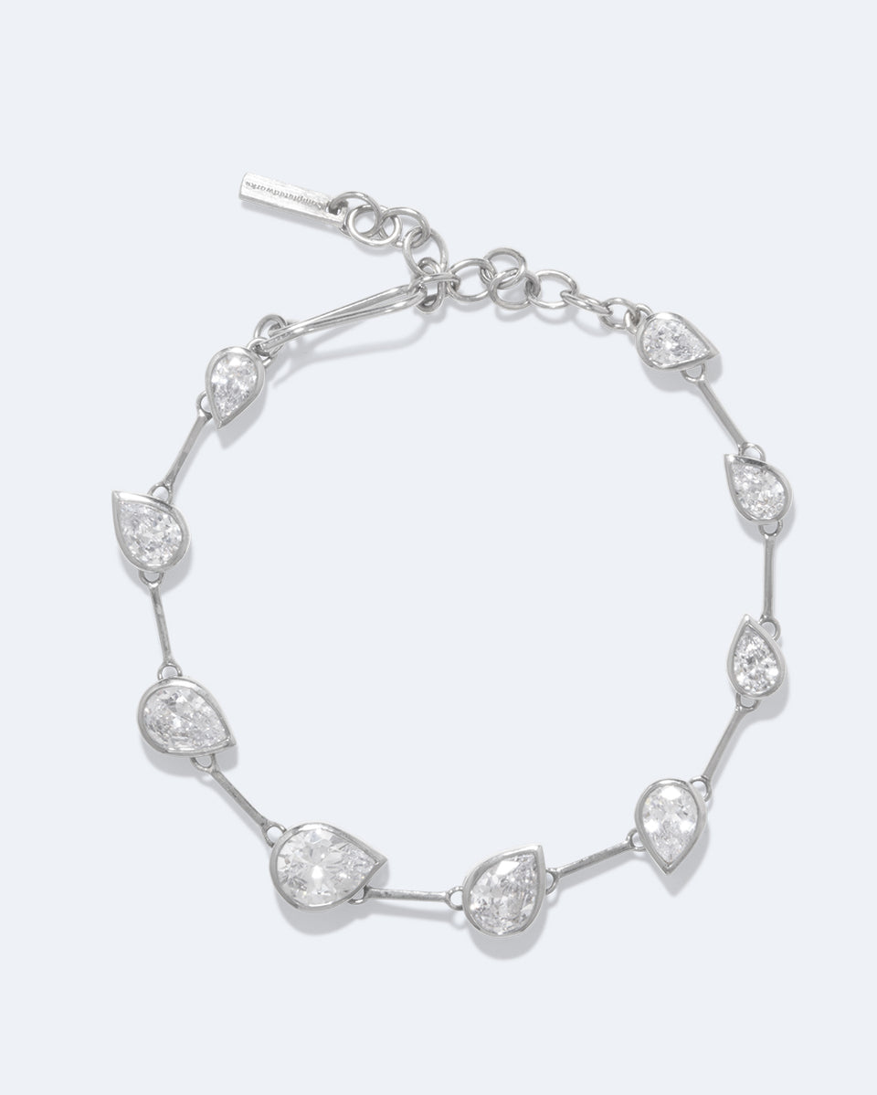 Myriad - Zirconia and Recycled Silver Bracelet