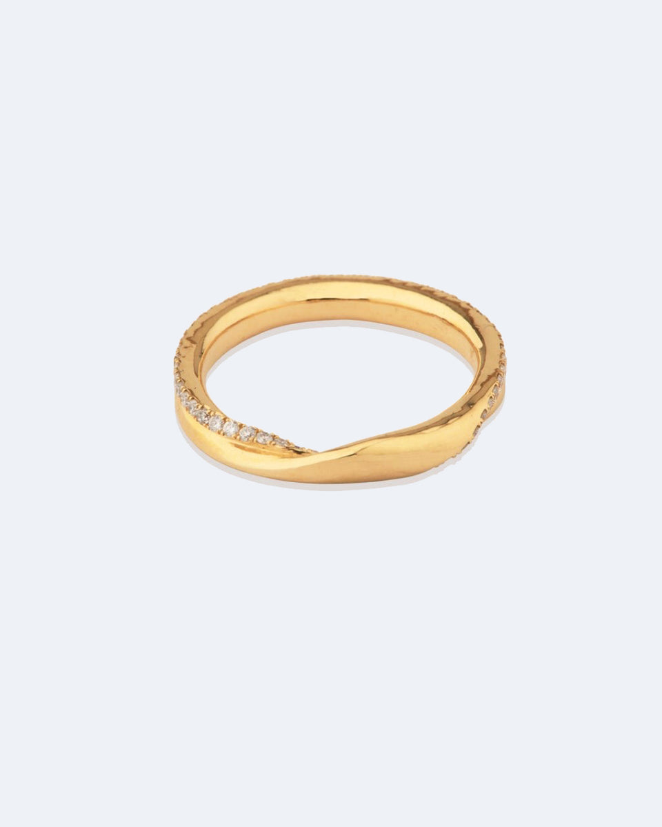 Different Kind of World - 18 Carat Yellow Gold and Diamond Ring