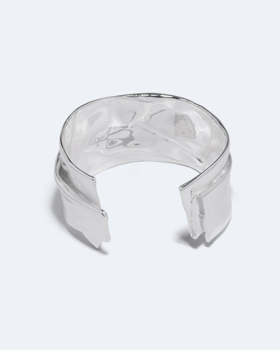 Soggy Envelope - Silver Plated Cuff