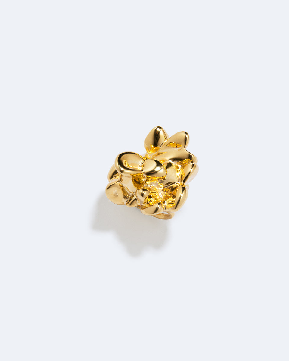 General Strike - Gold Plated Ear Cuff