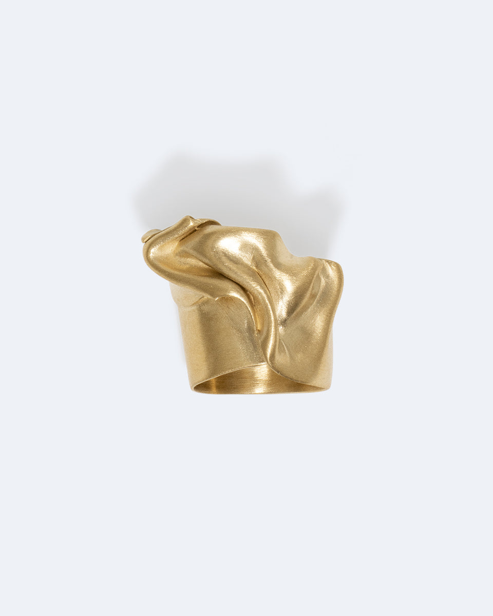 Unruffled - Recycled Gold Vermeil Ring