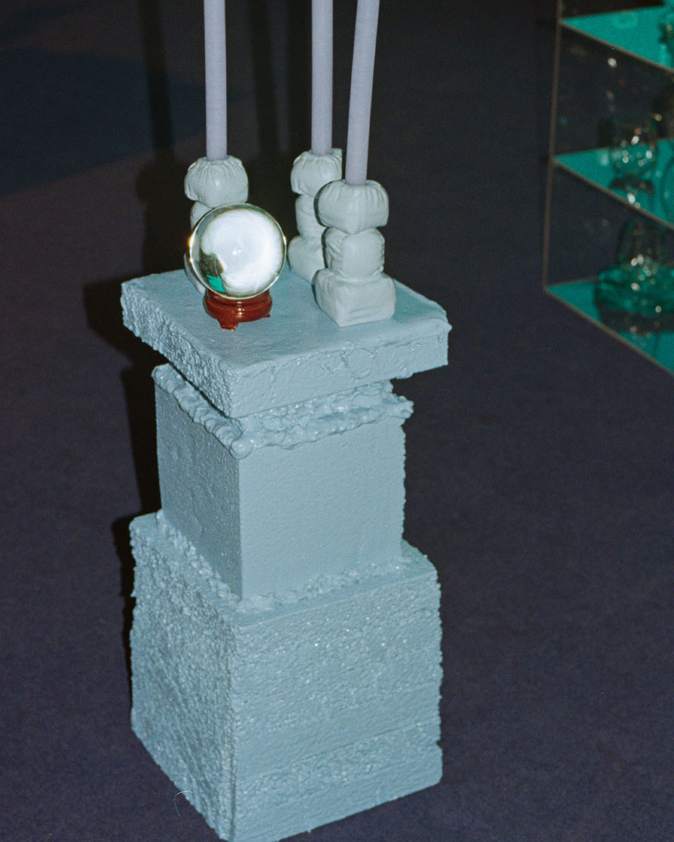 Blue Small Plinth