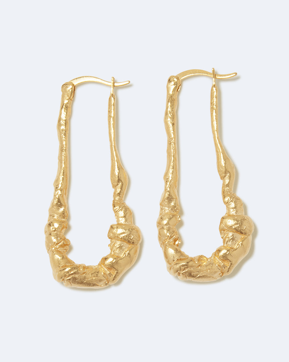 Dripstone - Gold Plated Earrings