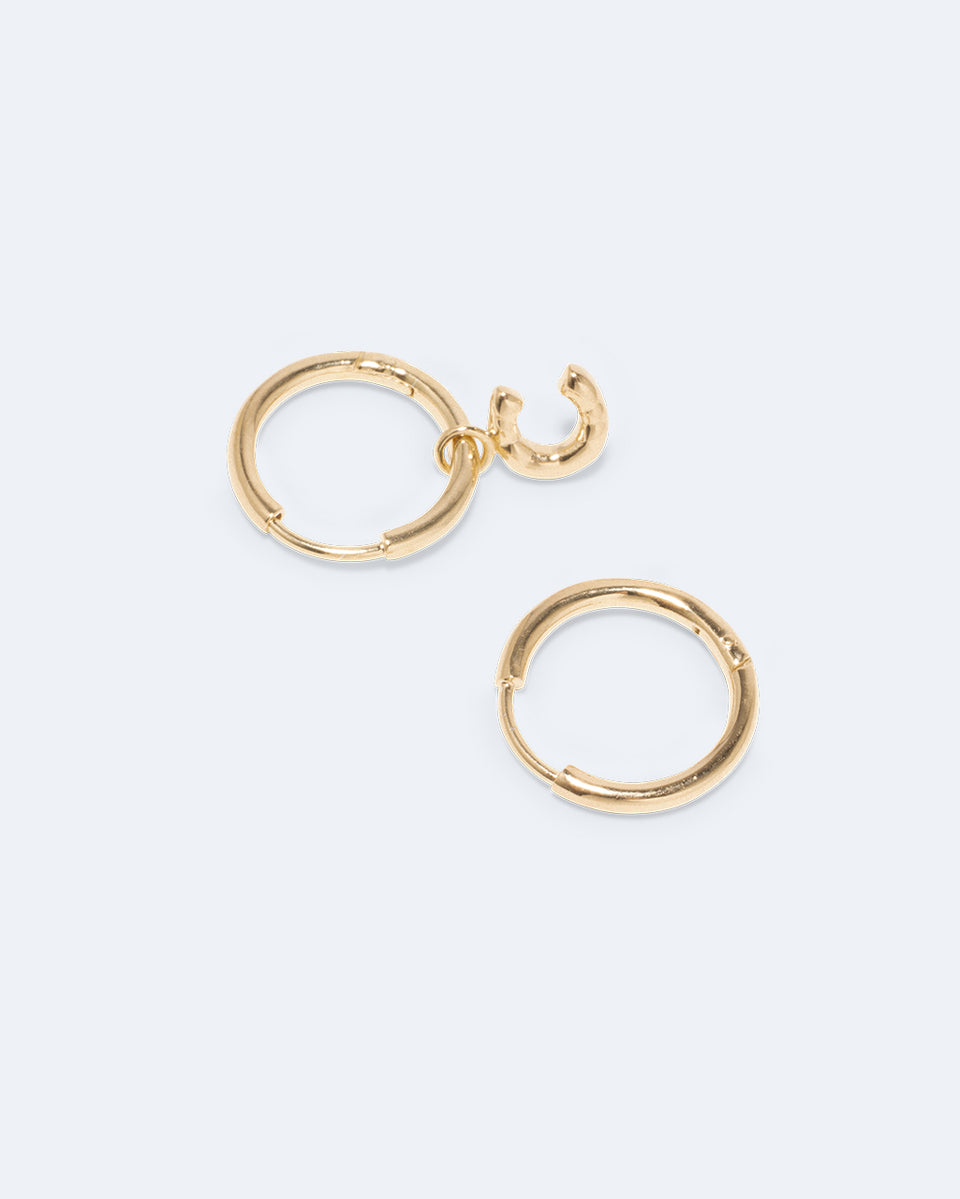 Classicworks™ C - Recycled Gold Vermeil Earrings