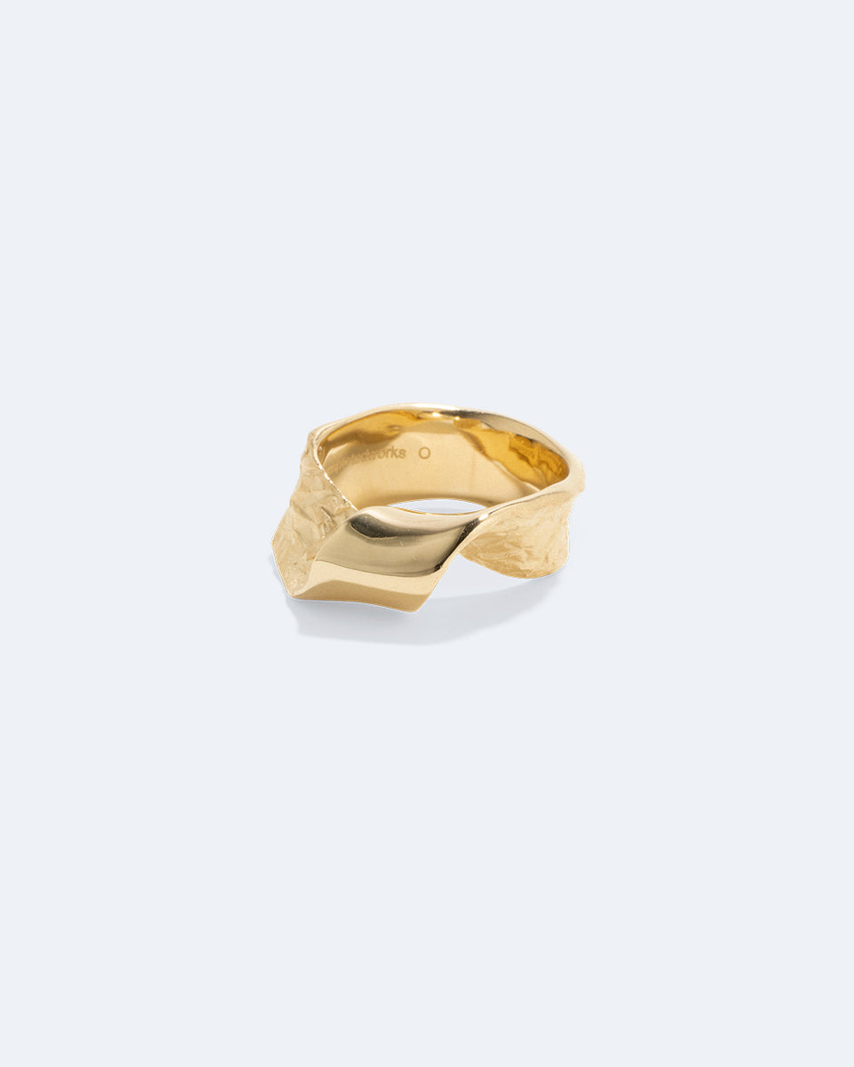 Ribbon II - Recycled Gold Vermeil Ring