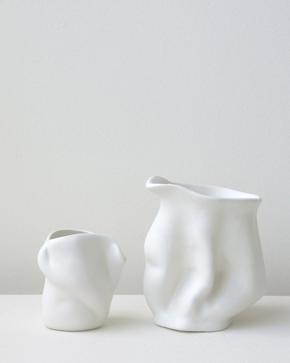 Milk Jug - Vessel in Matte White