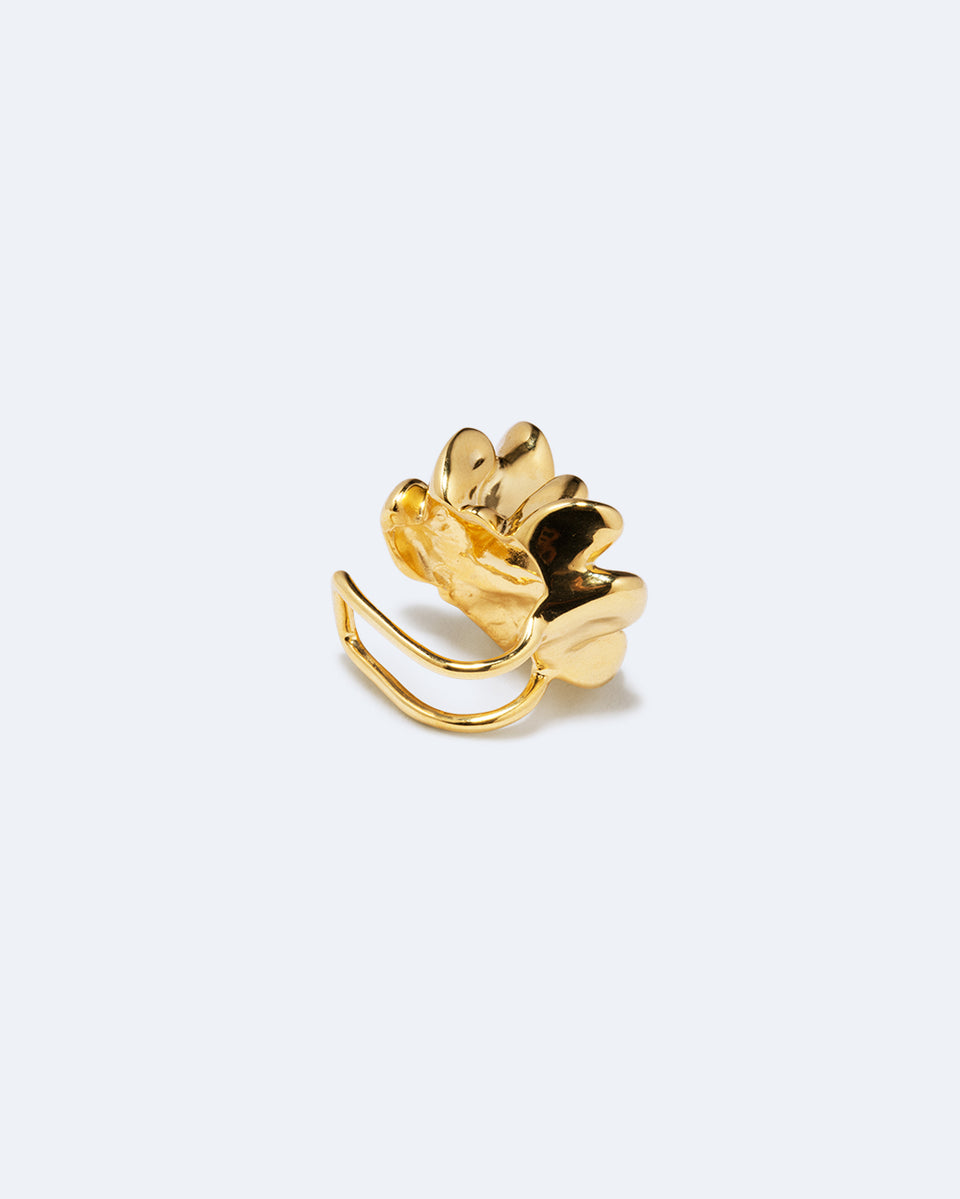 General Strike - Gold Plated Ear Cuff