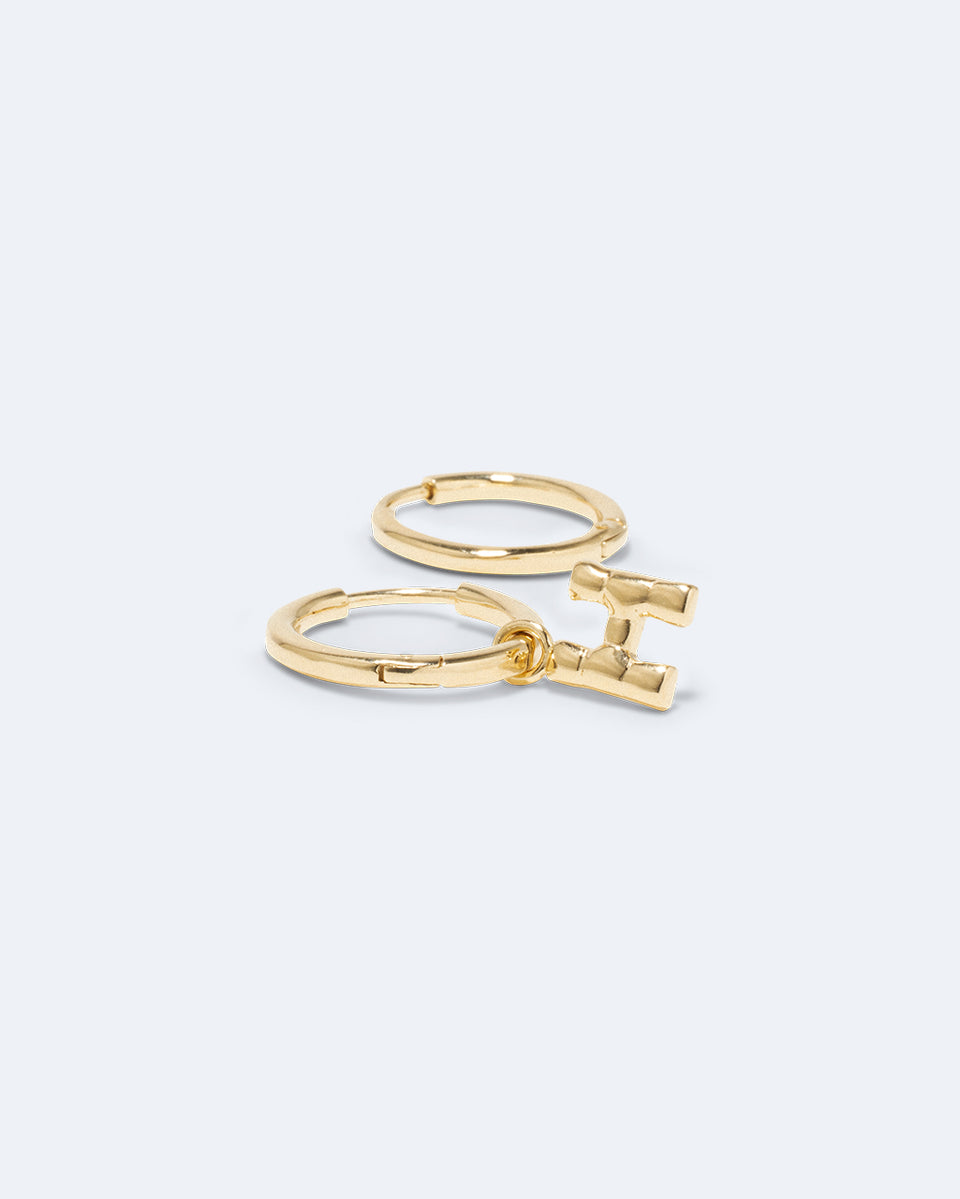 Classicworks™ H - Recycled Gold Vermeil Earrings
