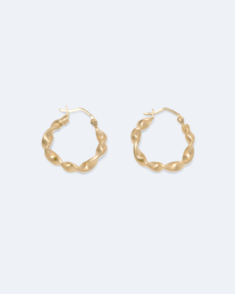 "Notsobig" Flux - Recycled Gold Vermeil Earrings
