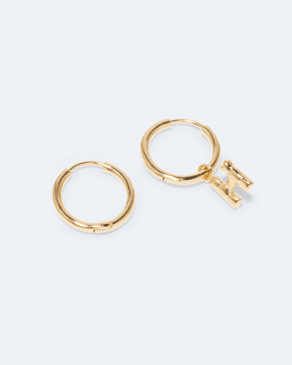 Classicworks™ H - Recycled Gold Vermeil Earrings