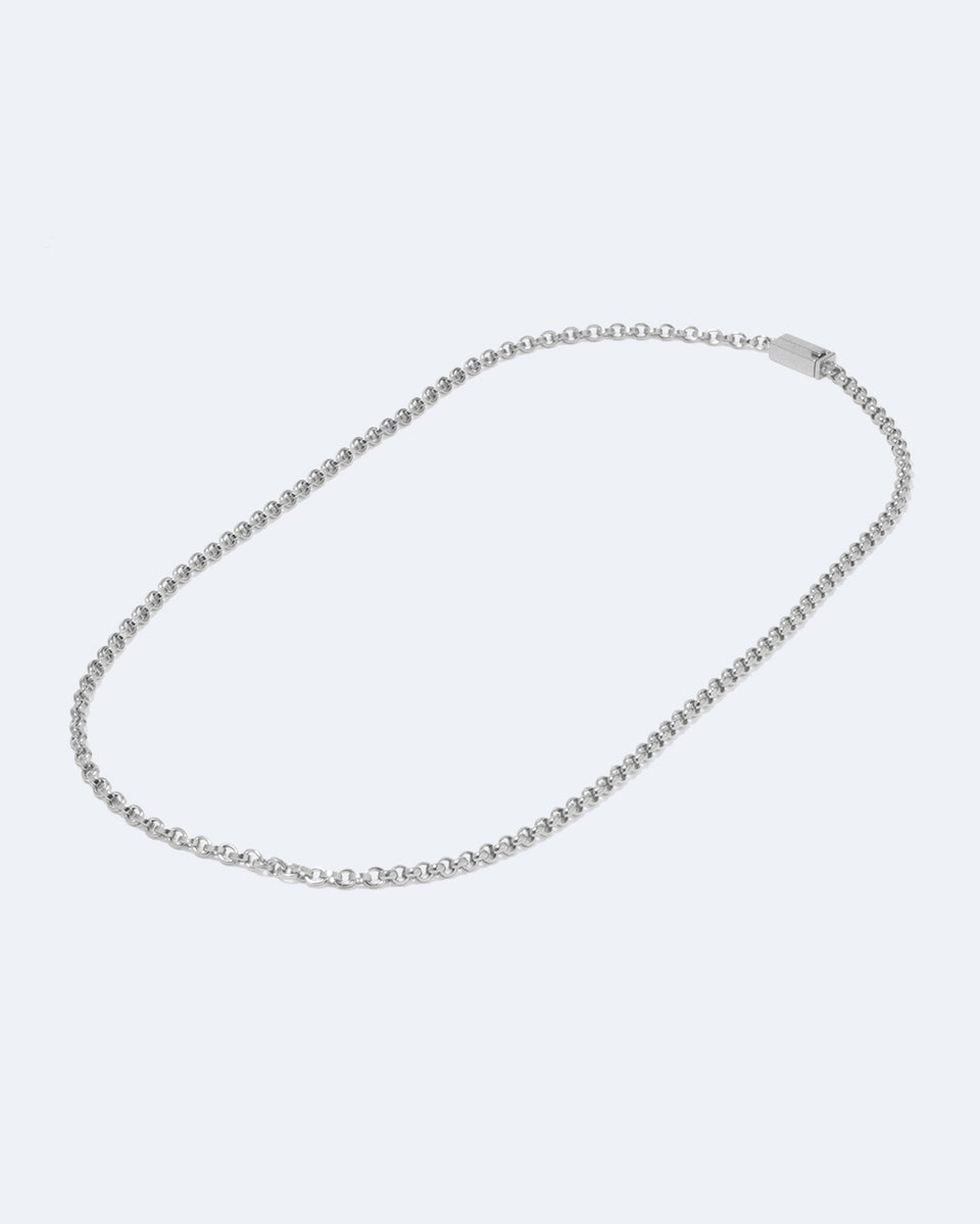 H21 - Platinum Plated Sterling Silver Necklace