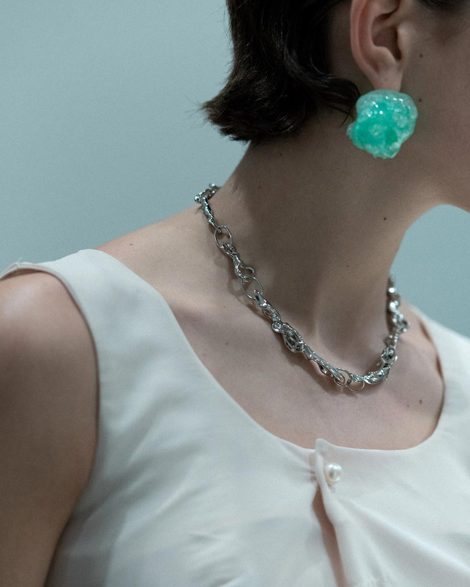 Treacle - Rhodium Plated Necklace