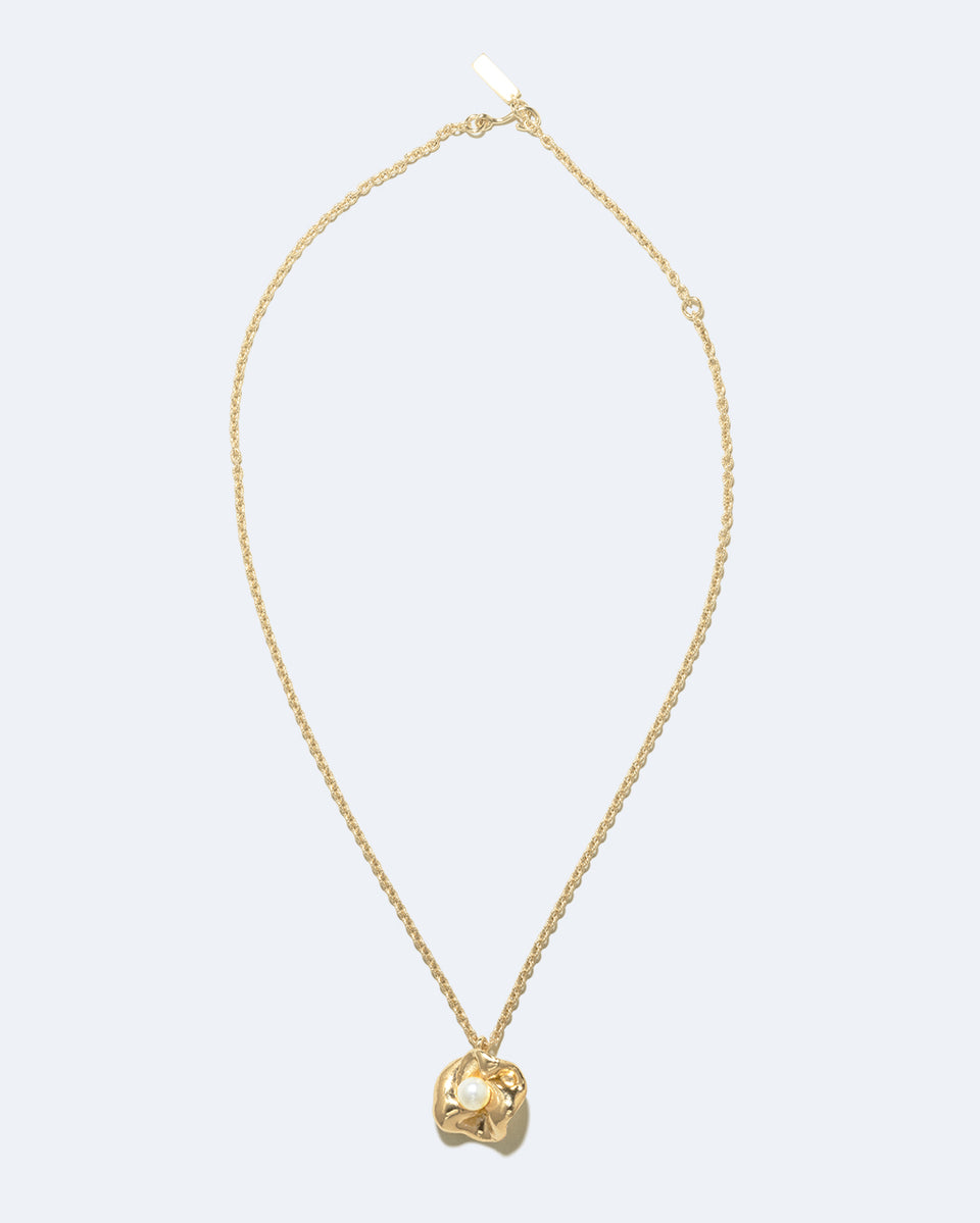 Dream Odyssey - Pearl and Recycled Gold Vermeil Pendant