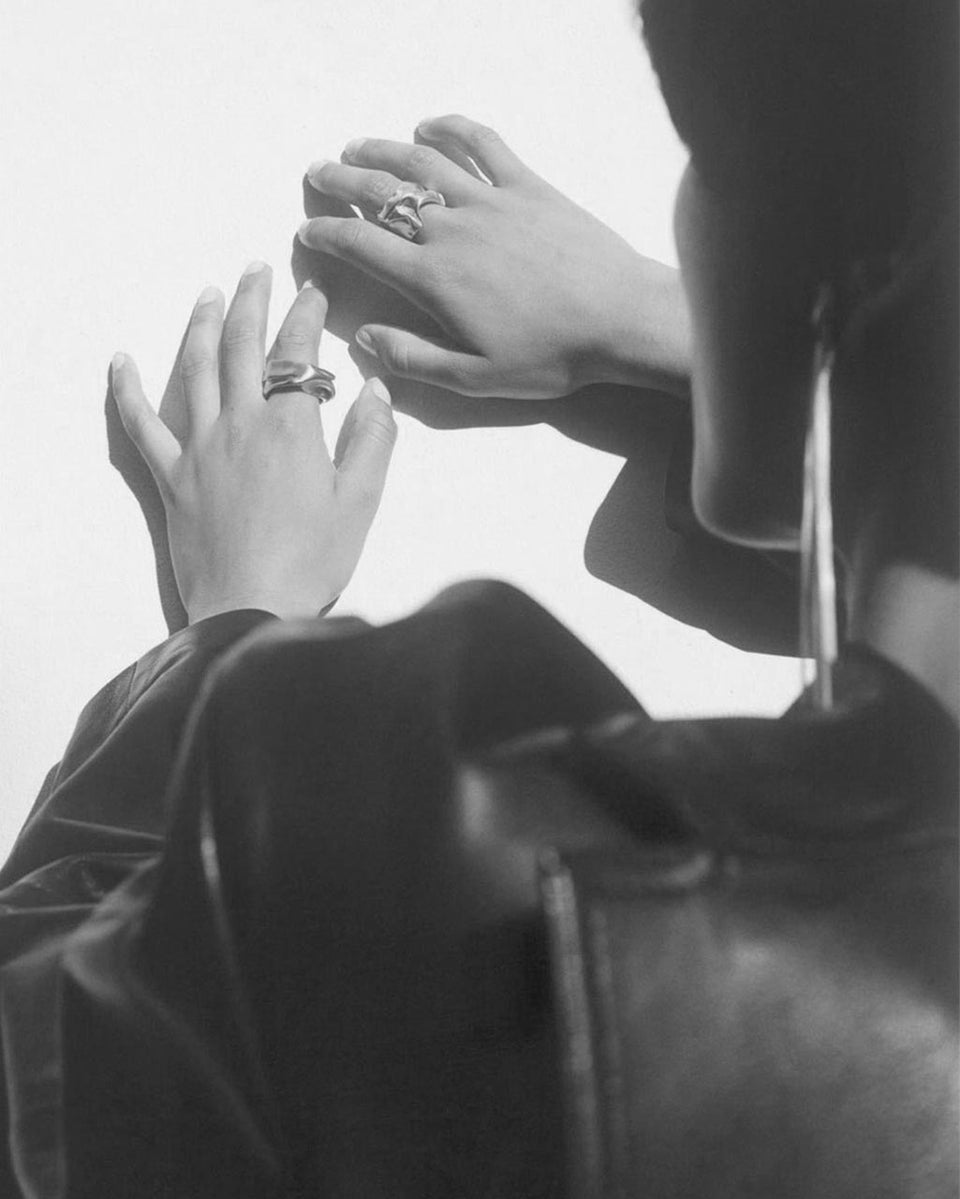 Crunched: A Tale of Abandoned Legal Strategies - Recycled Silver Ring