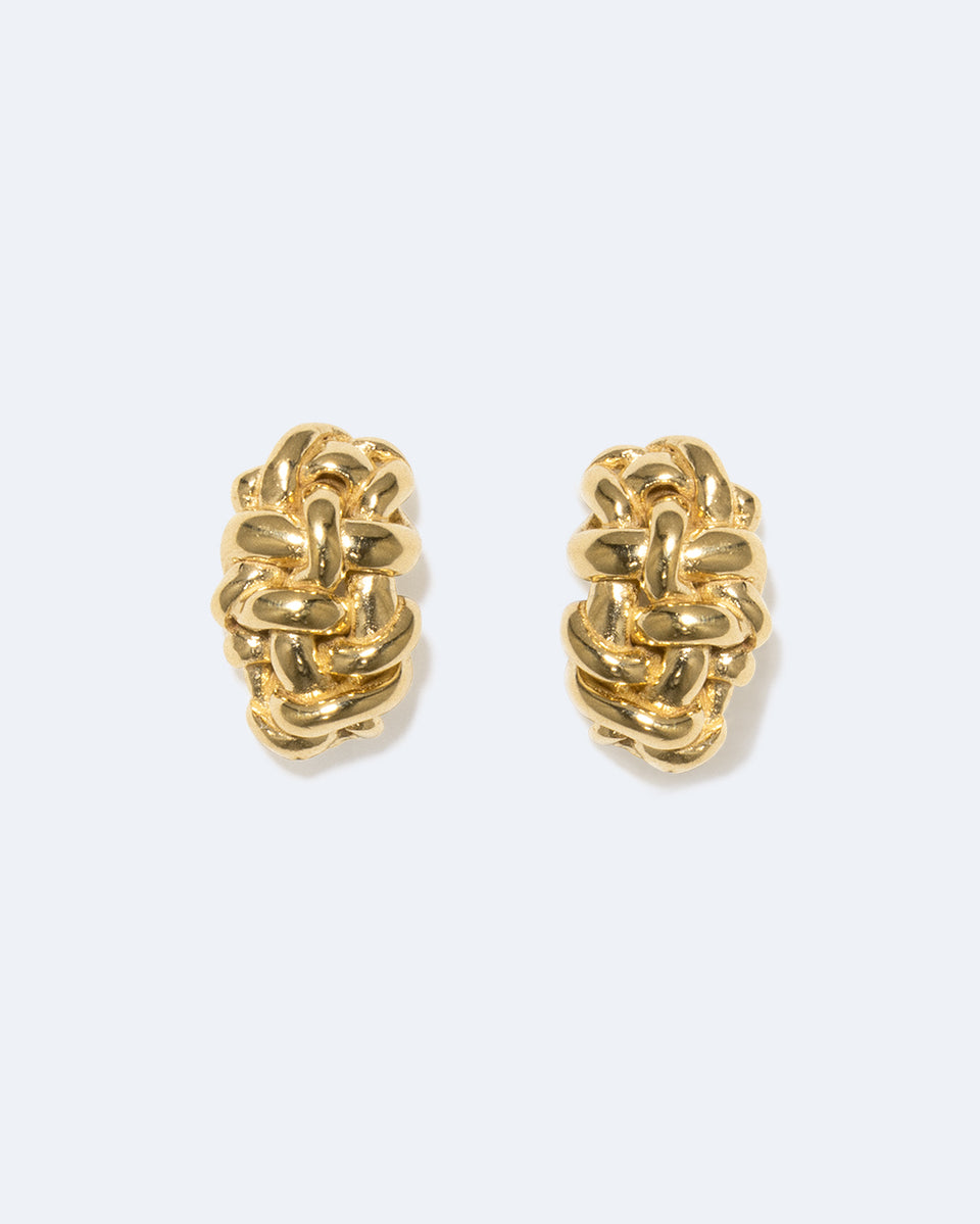 The Paths of Memory - Recycled Gold Vermeil Earrings