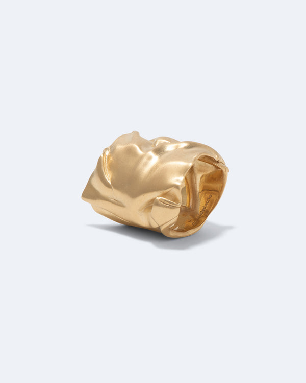 Crunched II: Crunched More - Recycled Gold Vermeil Ring