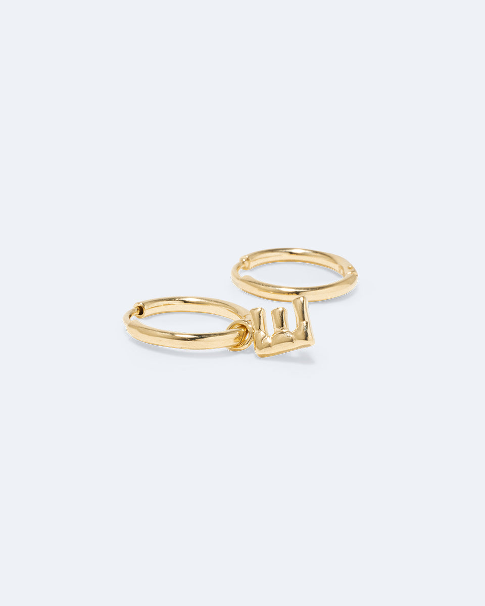 Classicworks™ E - Recycled Gold Vermeil Earrings