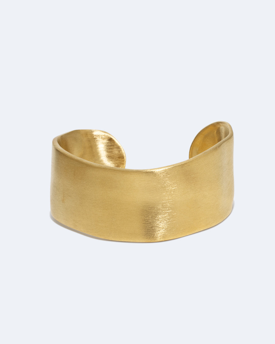 Something of Vast Importance is Being Communicated Just Out of Earshot - Gold Plated Cuff