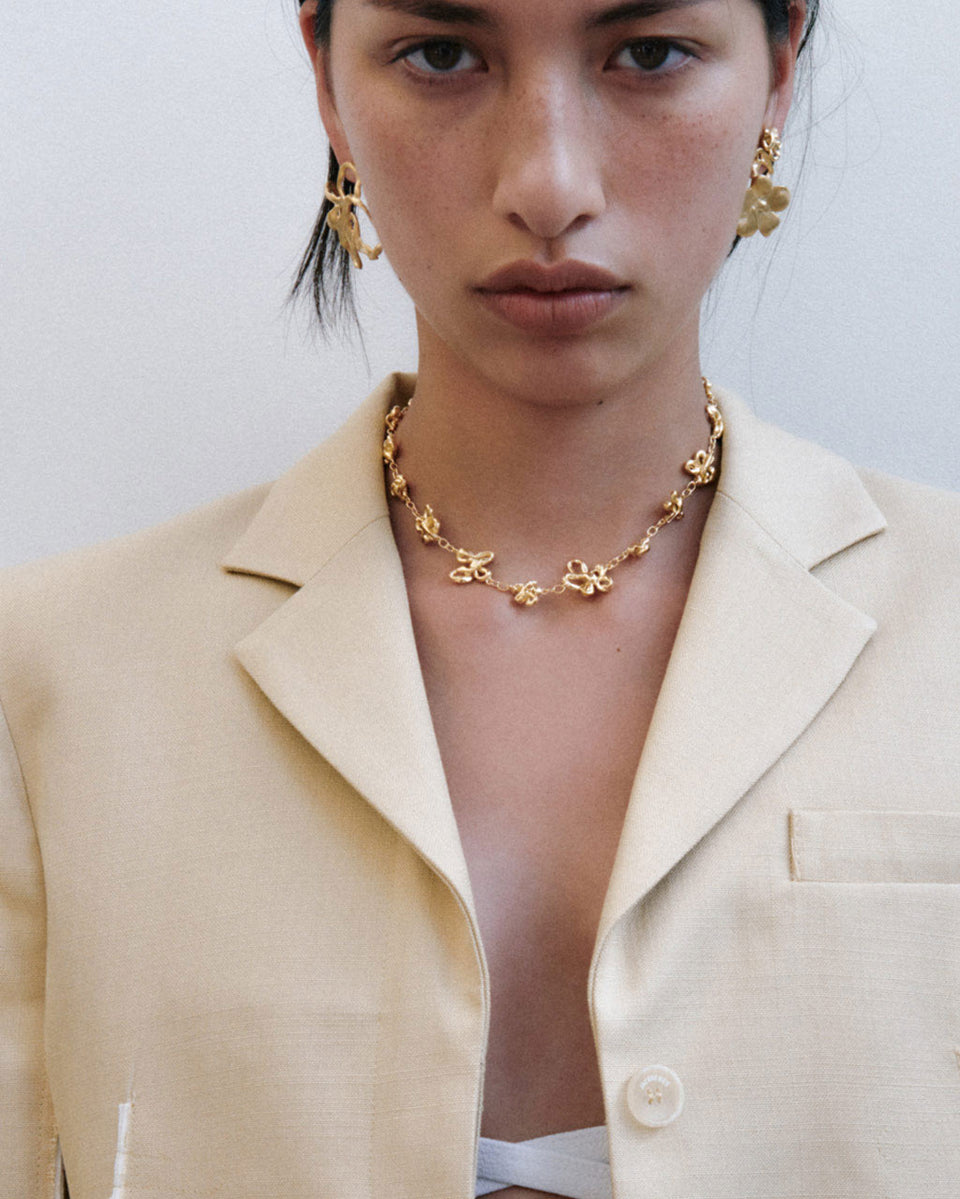 The Past Within The Present - Recycled Gold Vermeil Earrings