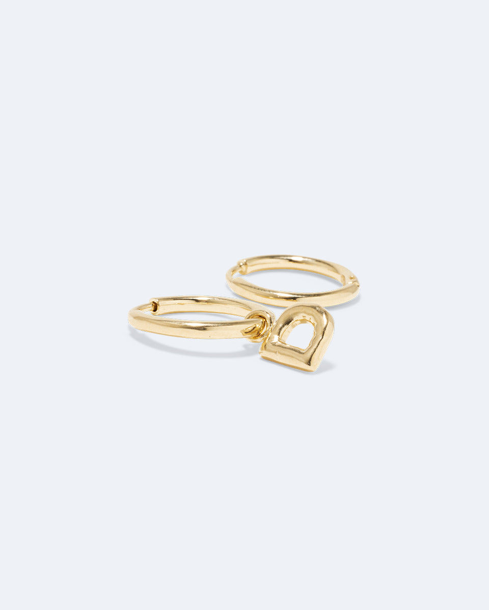 Classicworks™ D - Recycled Gold Vermeil Earrings
