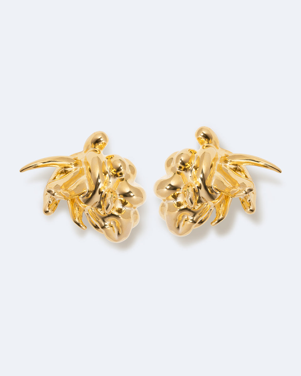 General Strike - Recycled Gold Vermeil Earrings