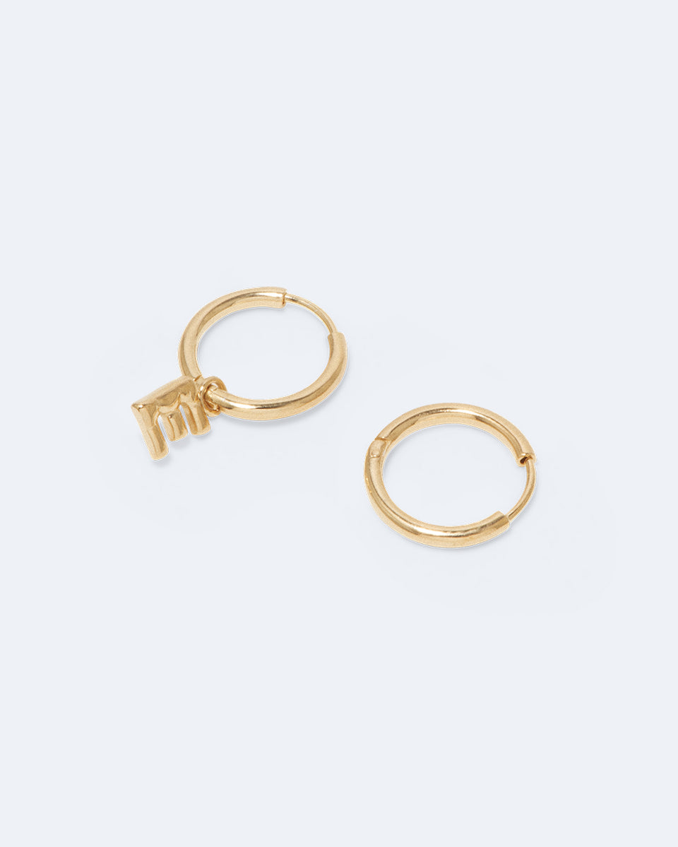 Classicworks™ E - Recycled Gold Vermeil Earrings