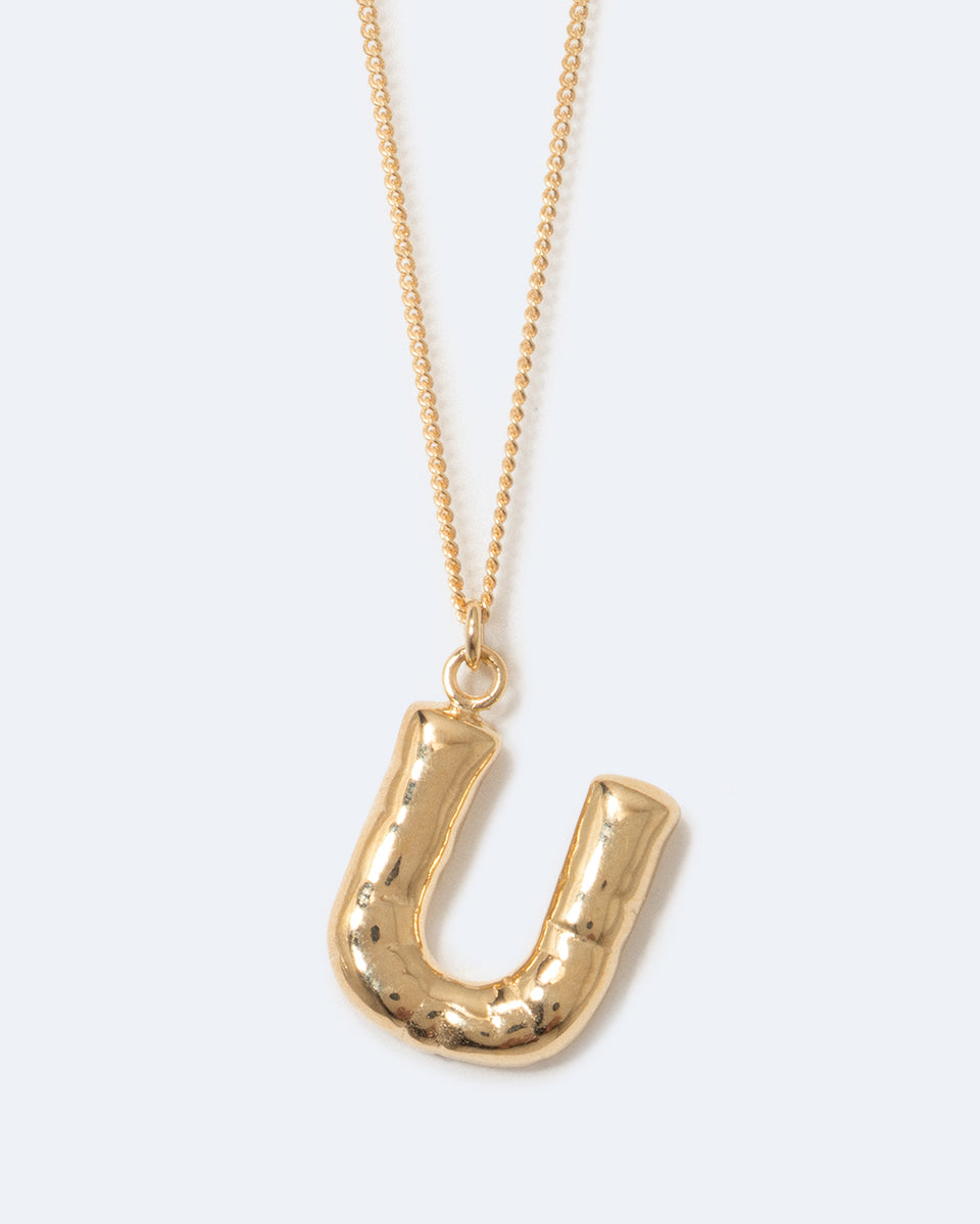 Classicworks™ U - Gold Plated Necklace