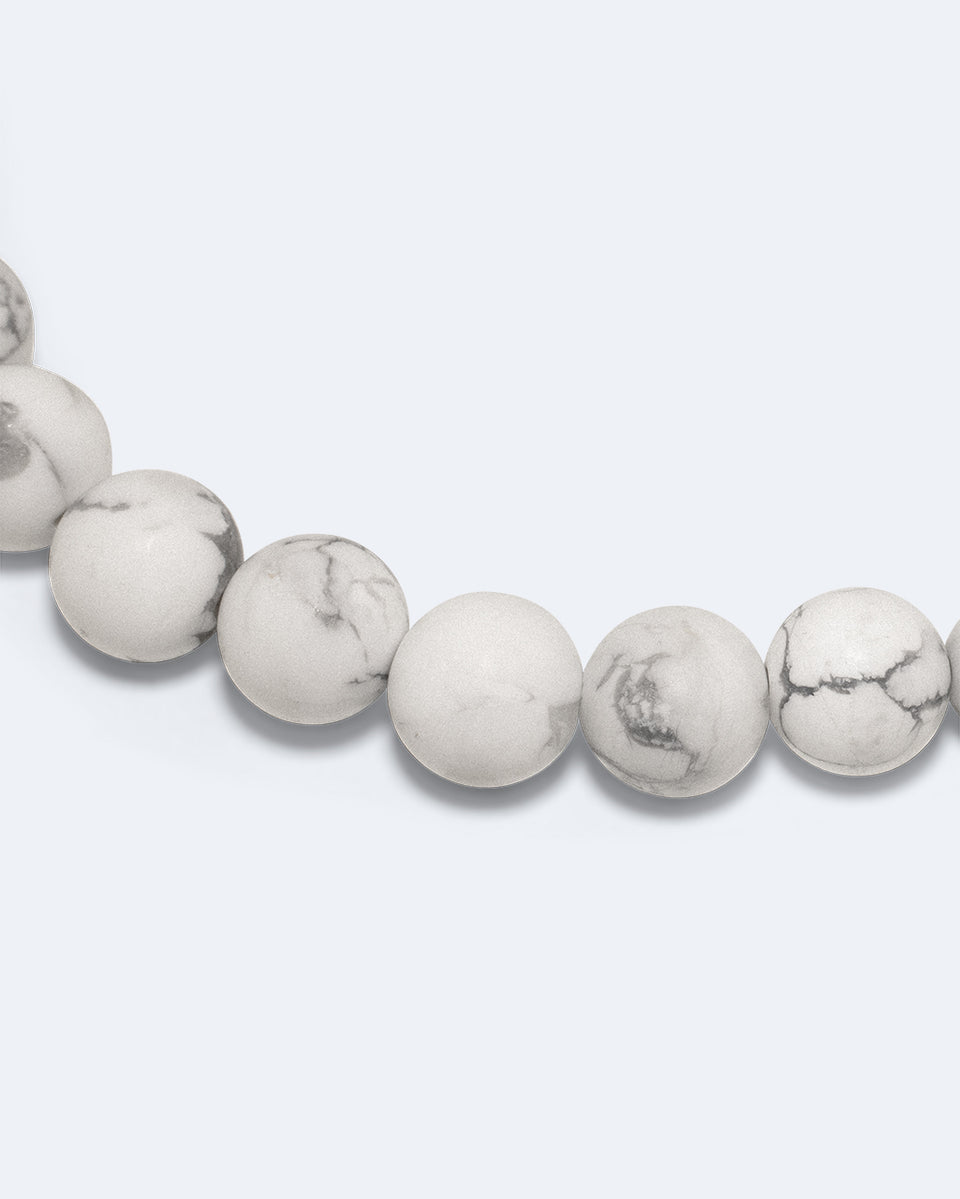 Tidelands - White Howlite and Recycled Gold Vermeil Necklace