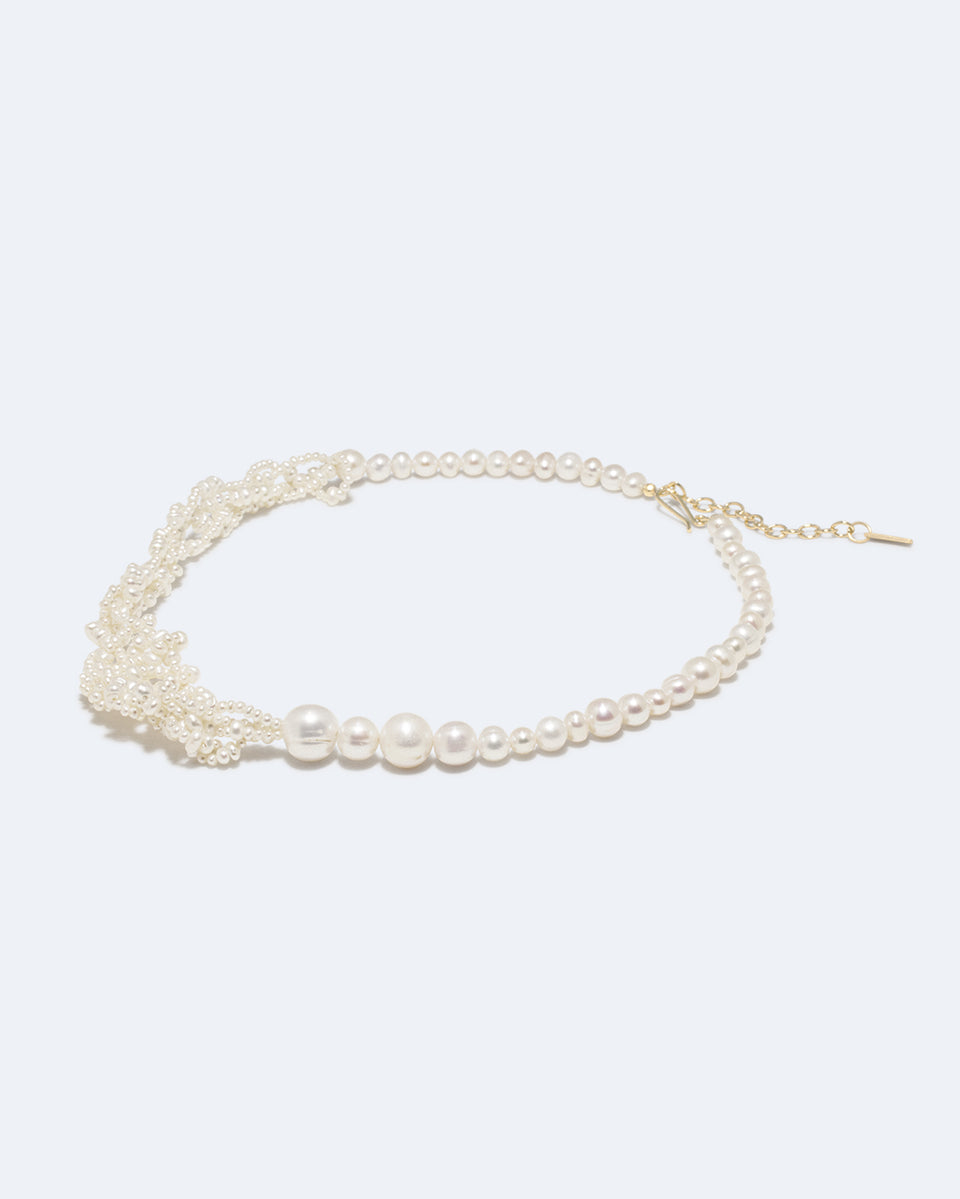Cove - Pearl and Recycled Gold Vermeil Necklace