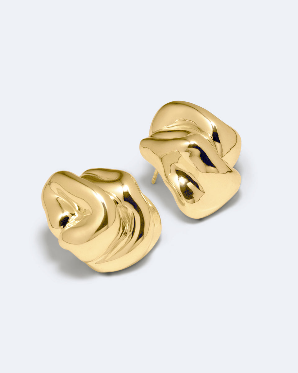 Knoll - Recycled Gold Vermeil Earrings