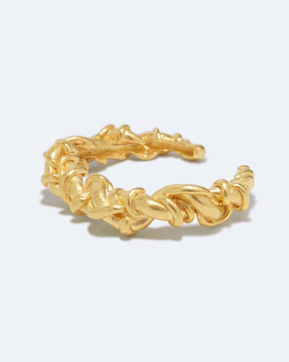 Labyrinth - Gold Plated Cuff