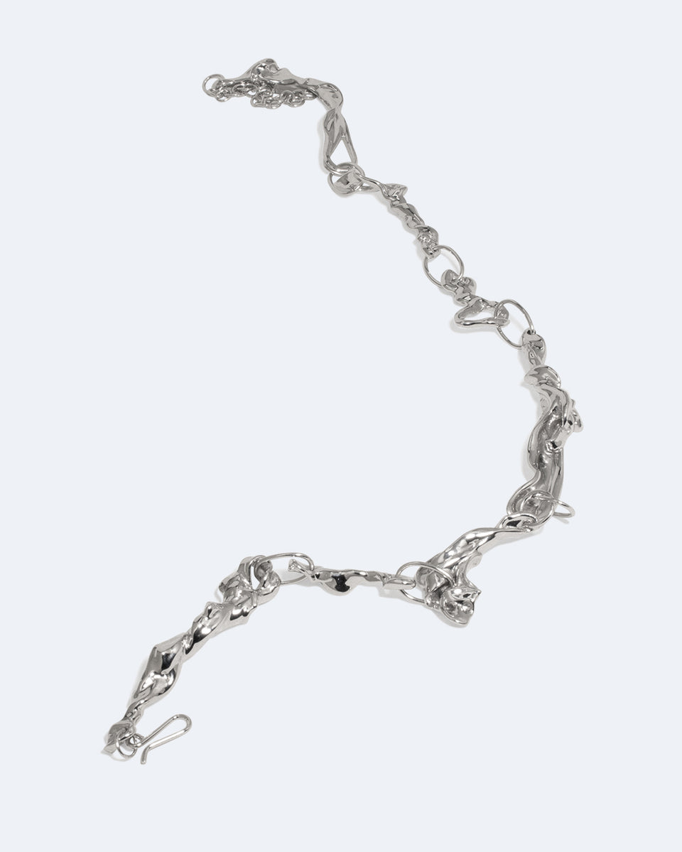 Treacle - Rhodium Plated Necklace
