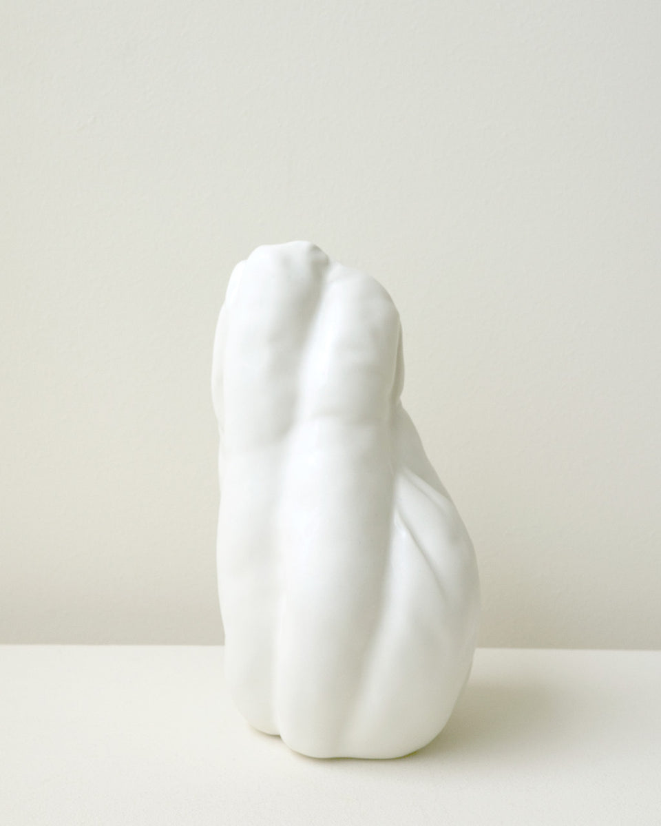 Chrysalis - Medium Vase in Matte White