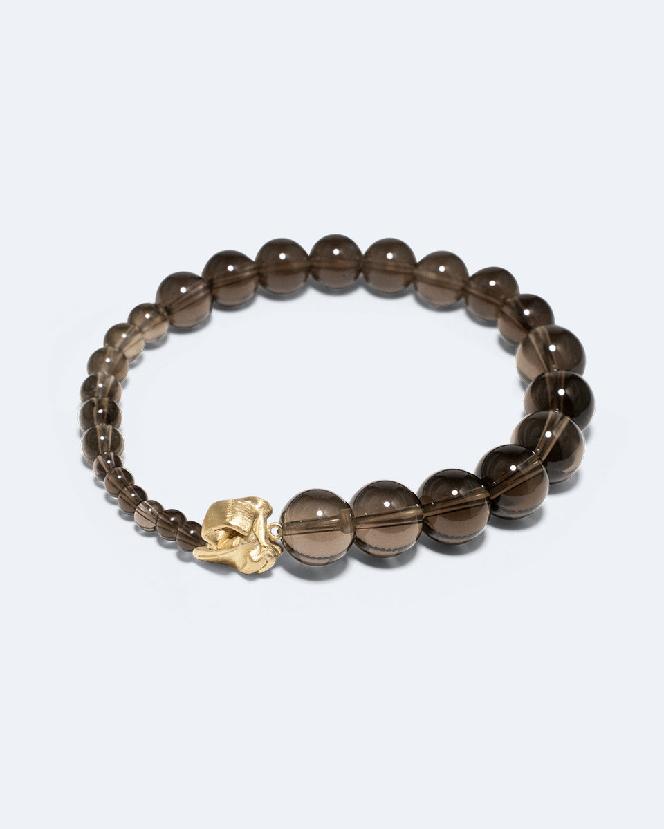 Tidelands - Smoky Quartz and Recycled Gold Vermeil Bracelet