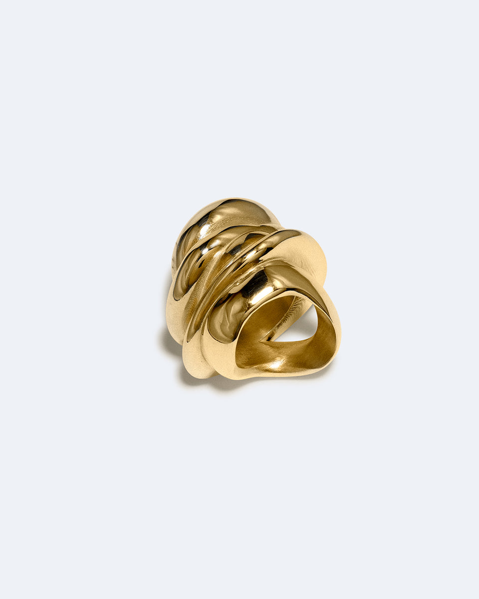 Off‐World - Gold Plated Ring