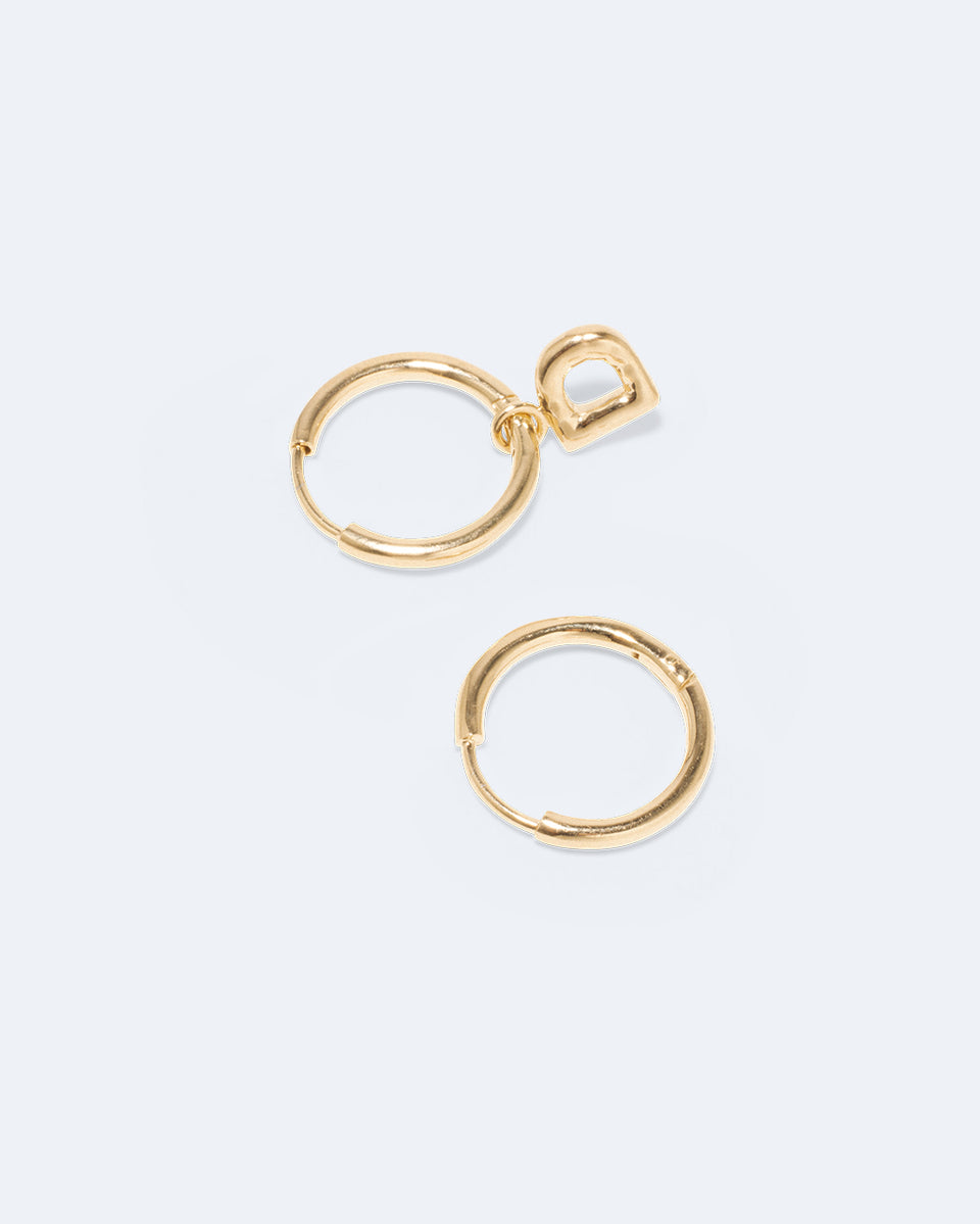 Classicworks™ D - Recycled Gold Vermeil Earrings