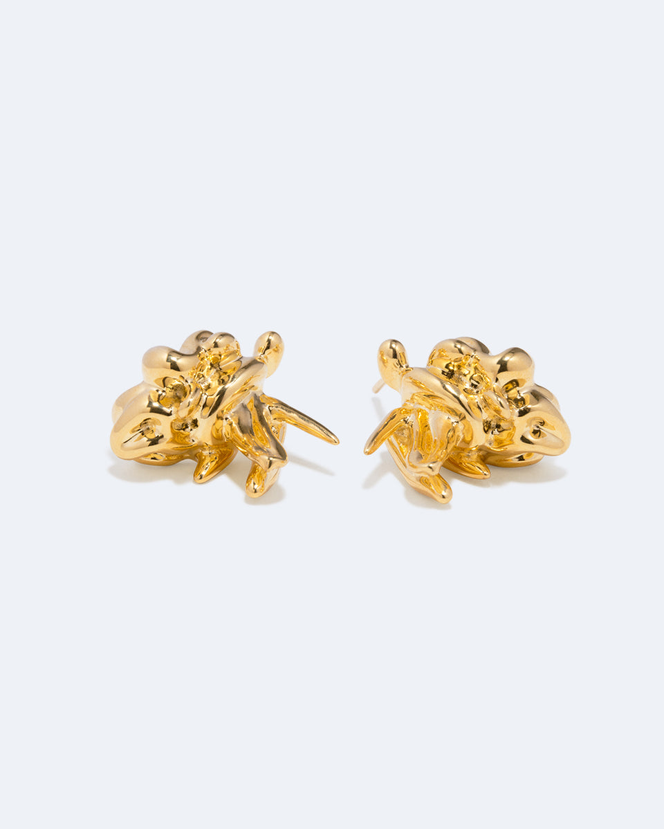 "Notsobig" General Strike - Gold Plated Earrings