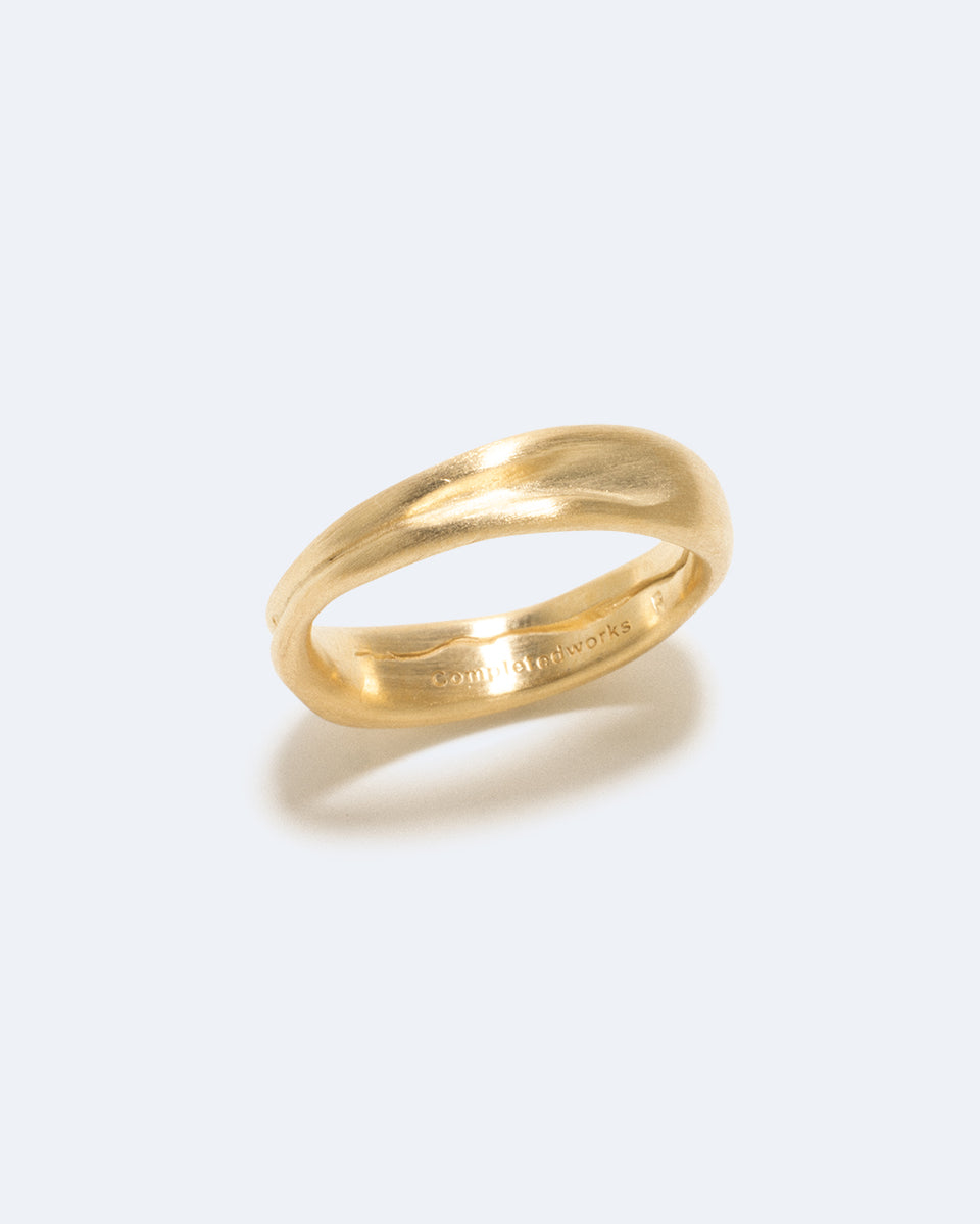 Deflated ("Do Not Inflate") - Recycled Gold Vermeil Ring